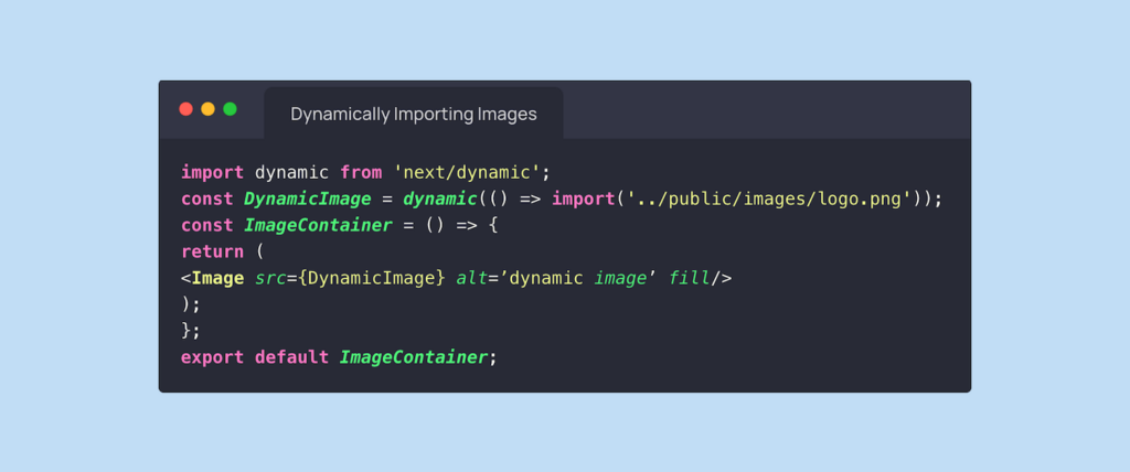 Dynamically Importing Images
