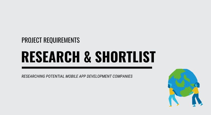 Research and Shortlist Mobile Application